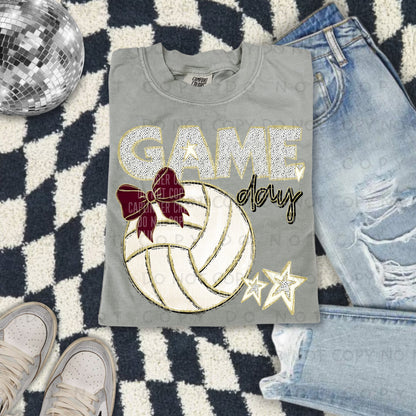 Game day Volleyball(all colors in dropdown)-DTF