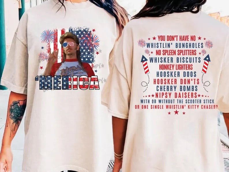 Merica Joe dirt (FRONT) -DTF&UV