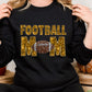 Gold sequin football mom-DTF