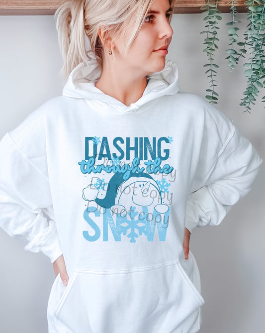Dashing through the snow-DTF
