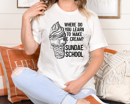 Where did you learn to make ice cream?-DTF