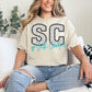 Polka Dotted Faux Embroidery States (ALL STATES)-DTF