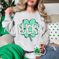 Lucky dotted and stripe clover-DTF
