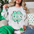 Lucky dotted and stripe clover-DTF