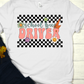 School bus driver checkered-DTF