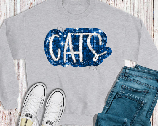 Cats sequin-DTF