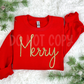Merry Gold faux embroidery-DTF