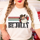 Be Jolly Western Santa Retro Stripe-DTF