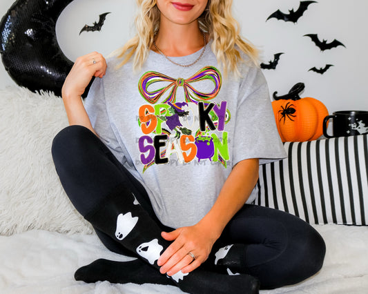 Spooky Season with Witch and
Bow- DTF&UV