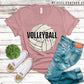 Volleyball Mom White Outline - DTF