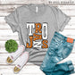 Trojans Burnt Orange and White - DTF