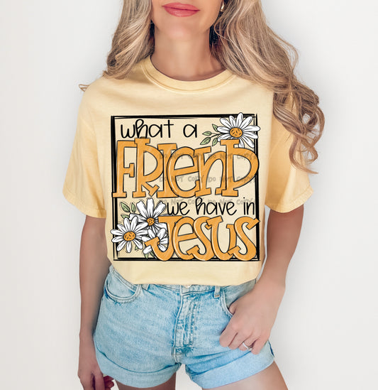 What a friend we have in Jesus sunflowers - DTF