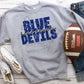 Blue devils sequin-DTF