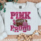 Pink and proud football Blackcats-DTF