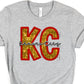 Kansas City gold sequin Kansas City -DTF