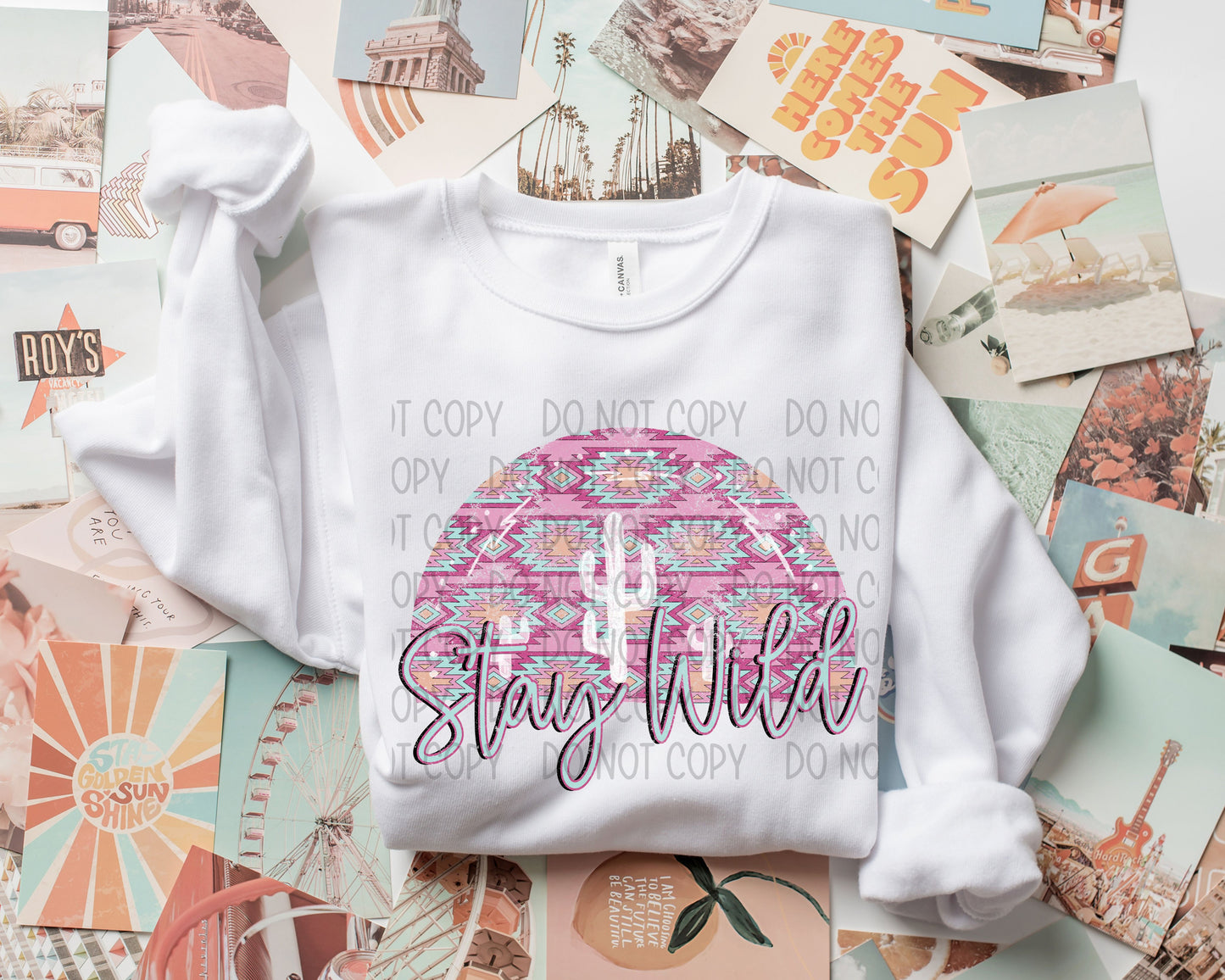 Stay Wild Western Pink -DTF