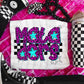 Pink Leopard Neon Mascots (dropdown)-DTF&UV