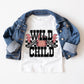 Wild Child Pink Checkered  -DTF