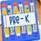 Pre K pencils- DTF&UV