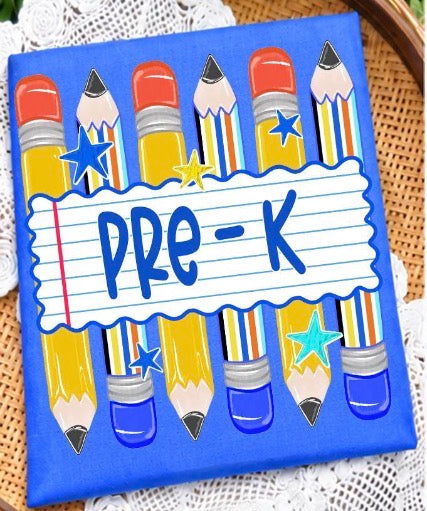 Pre K pencils- DTF&UV