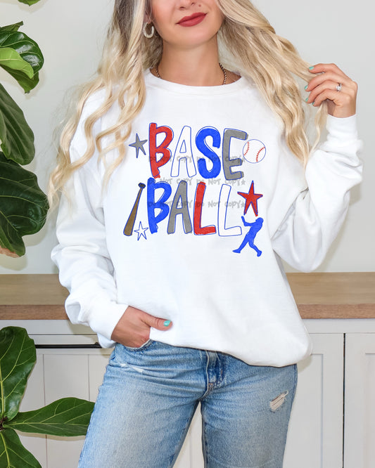 Baseball doodle-DTF&UV