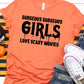 Gorgeous girls love scary movies -DTF