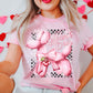 Pink Era Balloon Dog Checkered - DTF