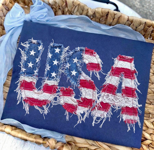 USA frayed-DTF&UV