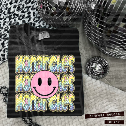 Pink Smiley Triple Stack (Dropdown)- DTF&UV