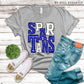 Spartans Royal and White - DTF