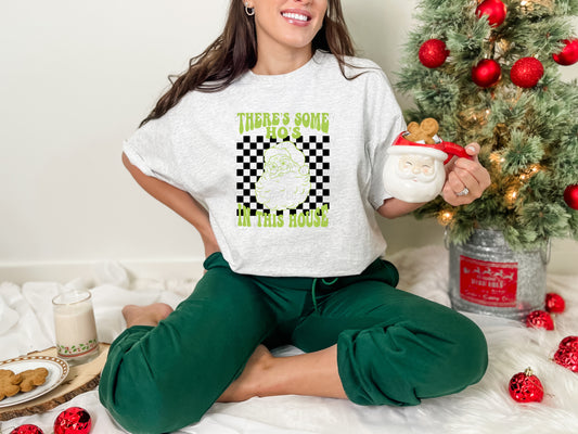 There’s Some Ho’s In This House Checkered Green - DTF