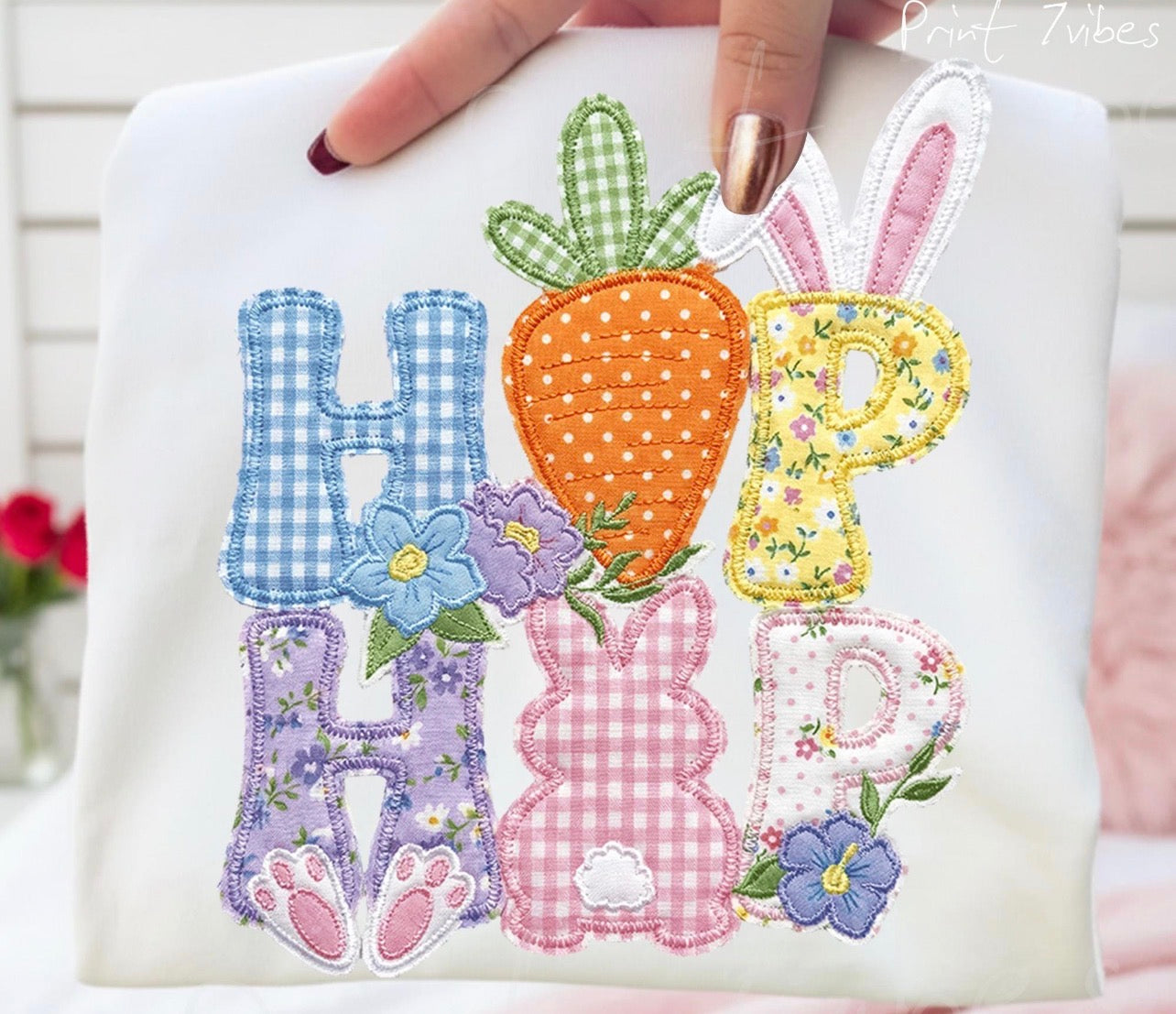 Hip hop faux embroidery-DTF&UV