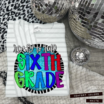Ready to Rule- (PINK& BLUE Dropdown)- DTF&UV