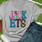 Jackets faux appliqué words-DTF