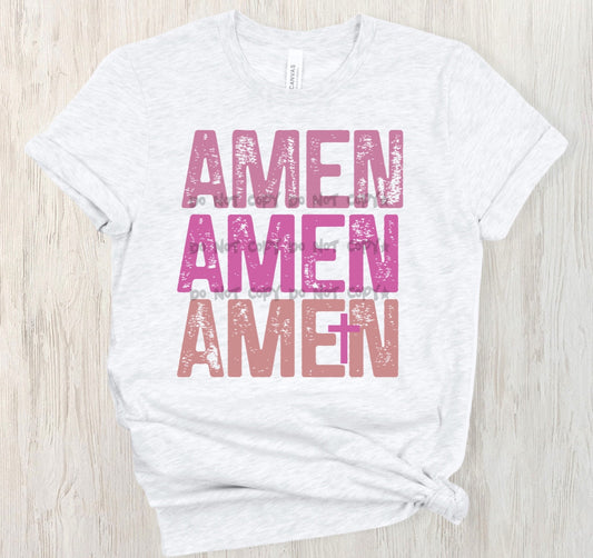 Amen triple stacked - DTF&UV