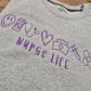 Nurse Life Embroidered Sweatshirt