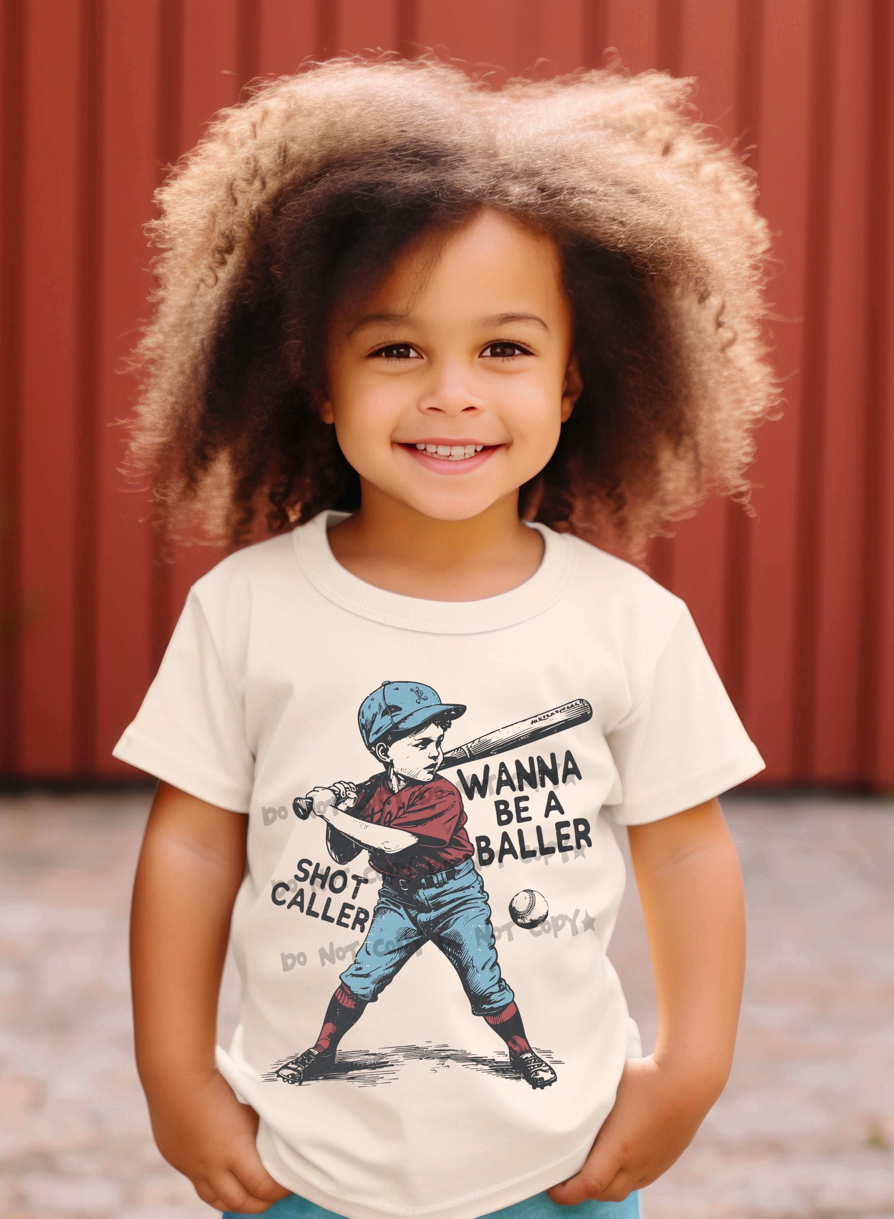 Wanna be a baller shot caller-DTF – ABIDesignstore