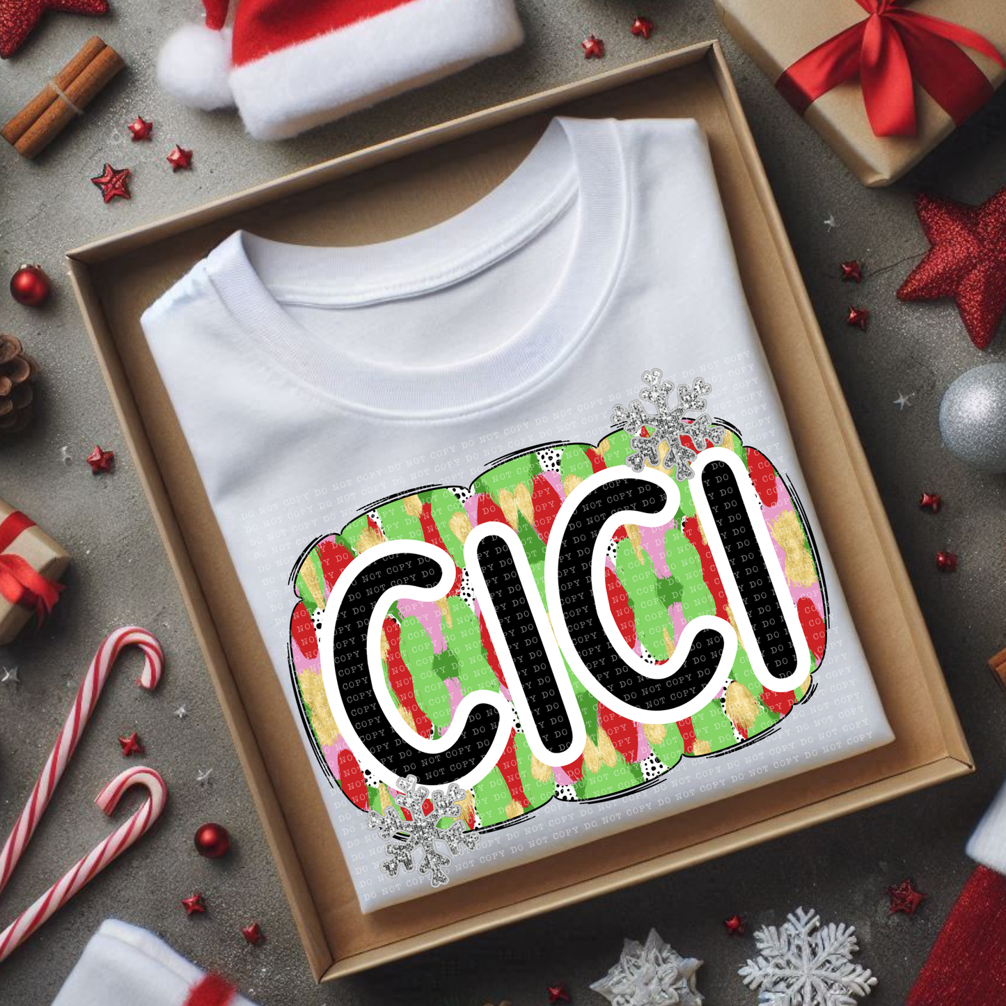 Christmas Paint Names(ALL NAMES IN THIS LISTING- DROPDOWN)-DTF