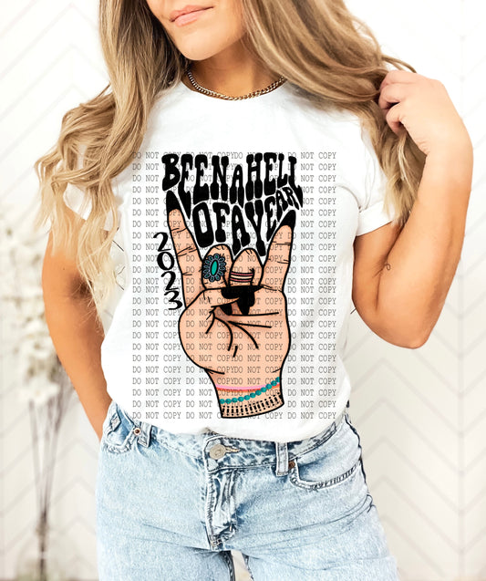 Hell Of Year Rock On 2023 DTF