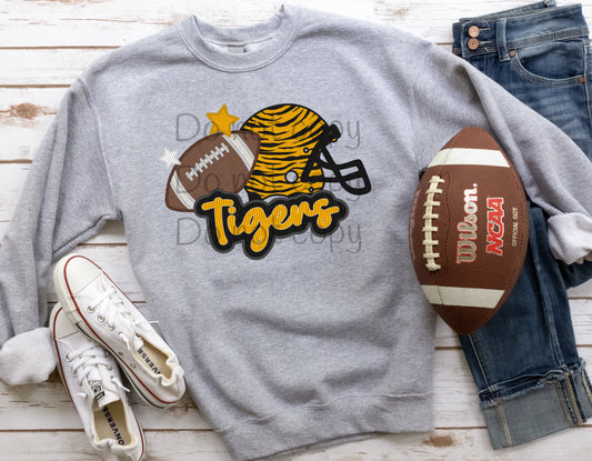 Tigers football stitched-DTF