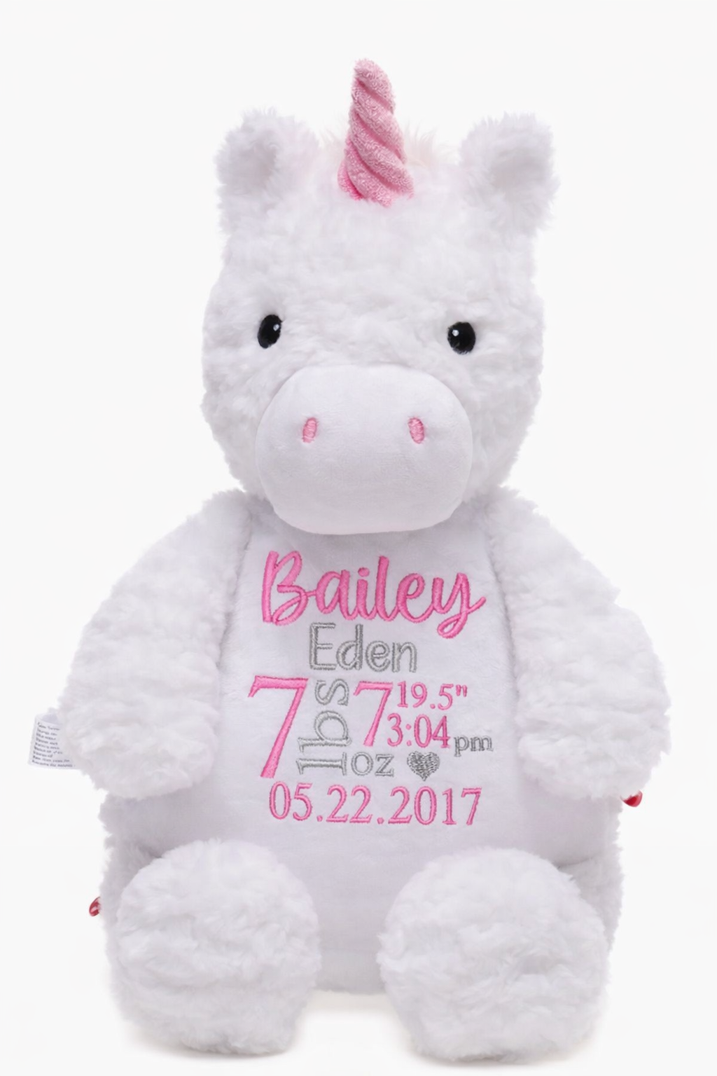 Personalized Stuffed Animals:  Embroidered