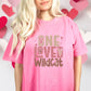 One Loved Wildcat Pink Distressed DTF