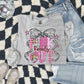Pink out Gold- (DROPDOWN MASCOT)-DTF&UV