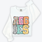 Pastel Stroke Varsity Mascots (ALL Mascots in this listing Dropdown)-DTF