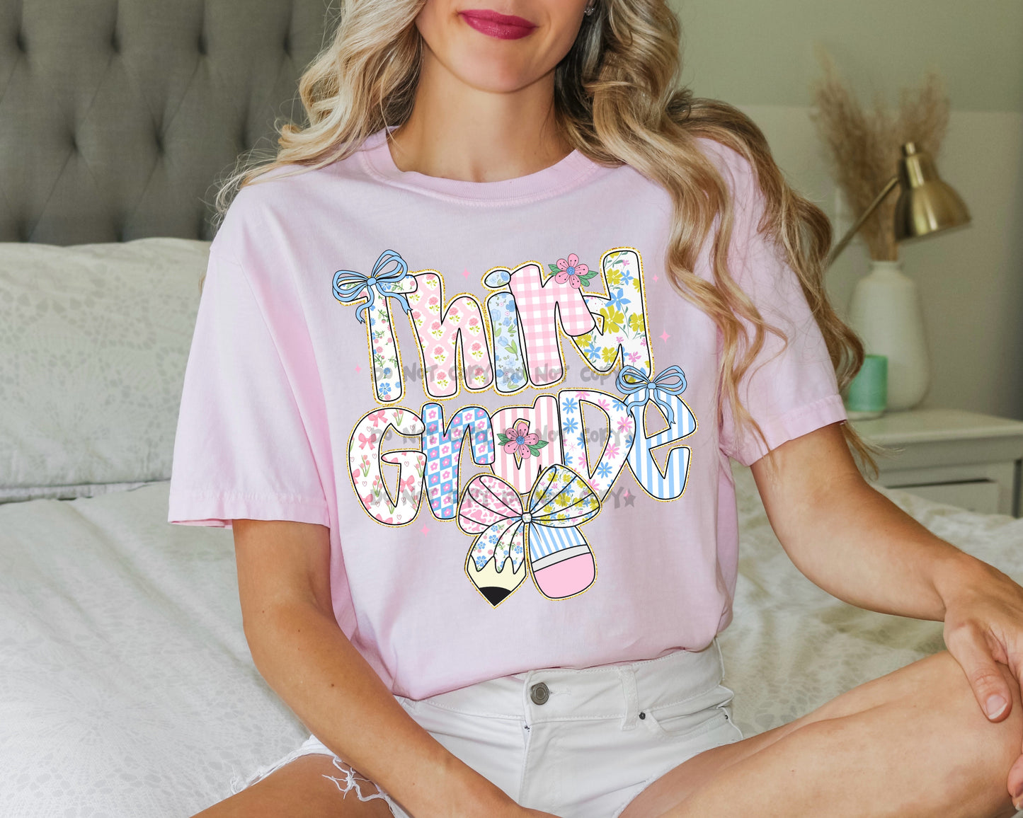 Girl floral Grades (10 Options) -DTF