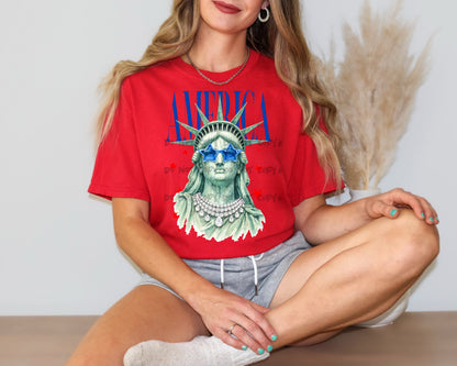 America with Statue- DTF&UV
