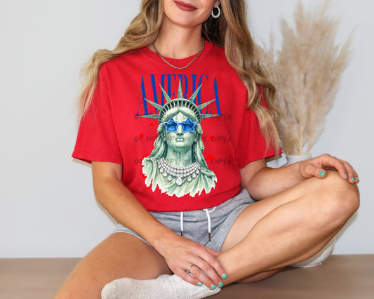America with Statue- DTF&UV