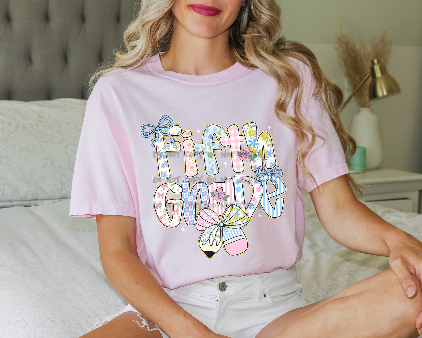 Girl floral Grades (10 Options) -DTF