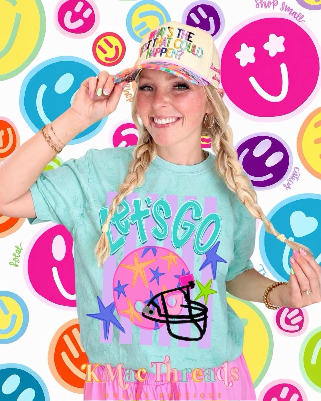 Let’s go helmet with stars- DTF DEAL