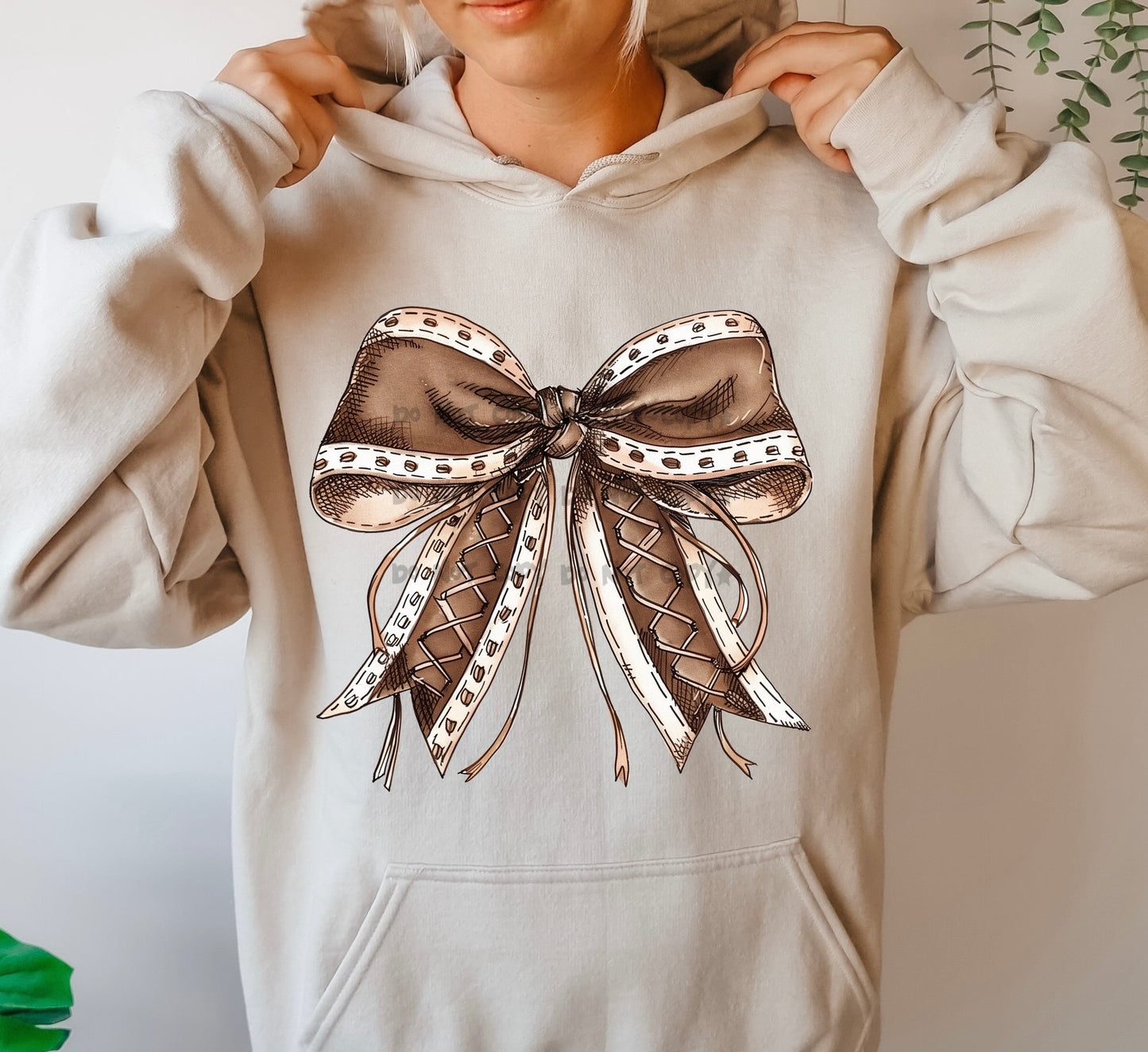 Football bow-DTF